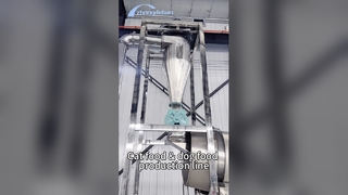 Linia produkcyjna do wytłaczania karmy dla zwierząt domowych o wydajności 500 kg/h