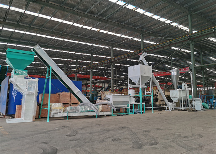 Linia do produkcji paszy dla zwierząt o wydajności 1 t/h, 2 t/h dla bydła paszowego dla kurczaków, bydła, kóz, królików, linia do produkcji pelletu paszowego dla drobiu