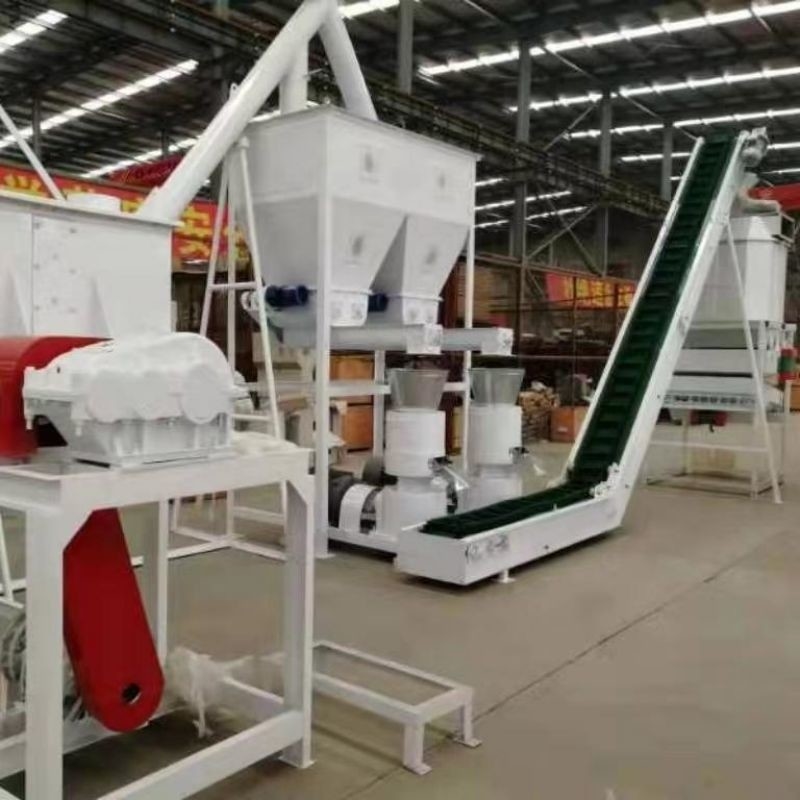 Standardowa linia do produkcji pelletu paszowego A1 1-20 t/h do przetwarzania pasz dla zwierząt