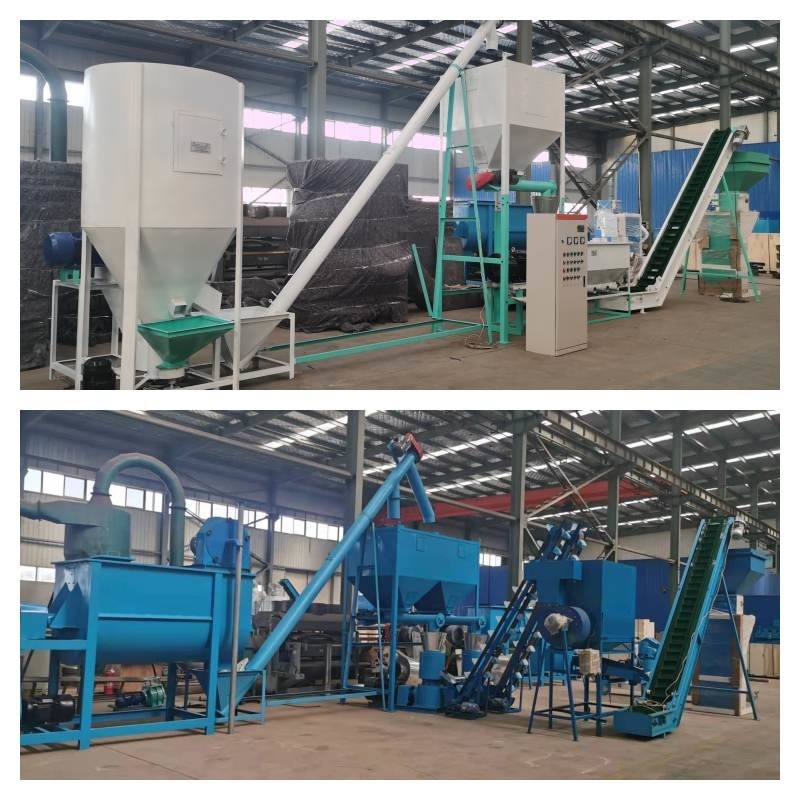 Linia do produkcji pelletu paszowego o wydajności 1000 kg/h. Granulator granulatu paszowego 1-12 mm