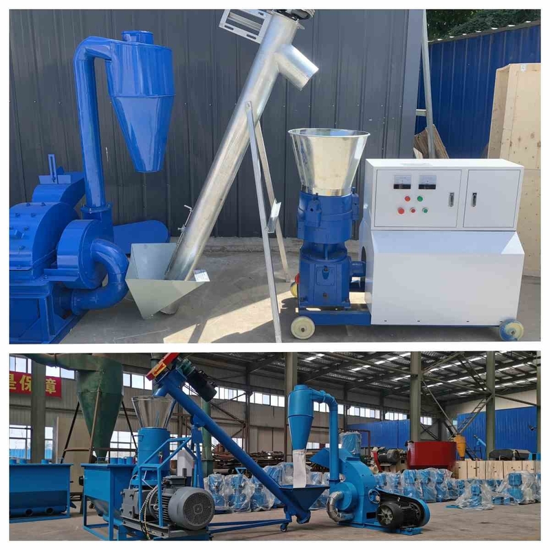 Linia do produkcji pelletu drzewnego o wydajności 300 kg/h Ekonomiczna linia do produkcji pelletu paszowego