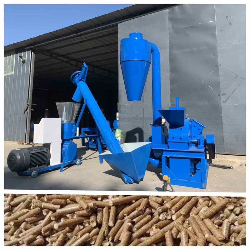 Linia do produkcji pelletu drzewnego o wydajności 300 kg/h Ekonomiczna linia do produkcji pelletu paszowego
