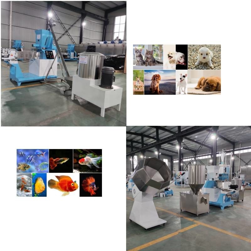 Automatyczna linia produkcyjna do wytłaczania paszy z wytłaczarką 50 kg / h do 5000 kg / h