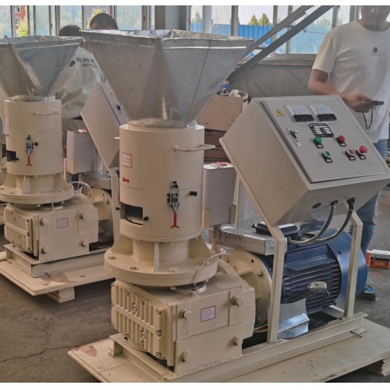 Młyn do pelletu ze słomy Maszyna do produkcji pelletu z łuski ryżowej z biomasy 100 - 1000 kg
