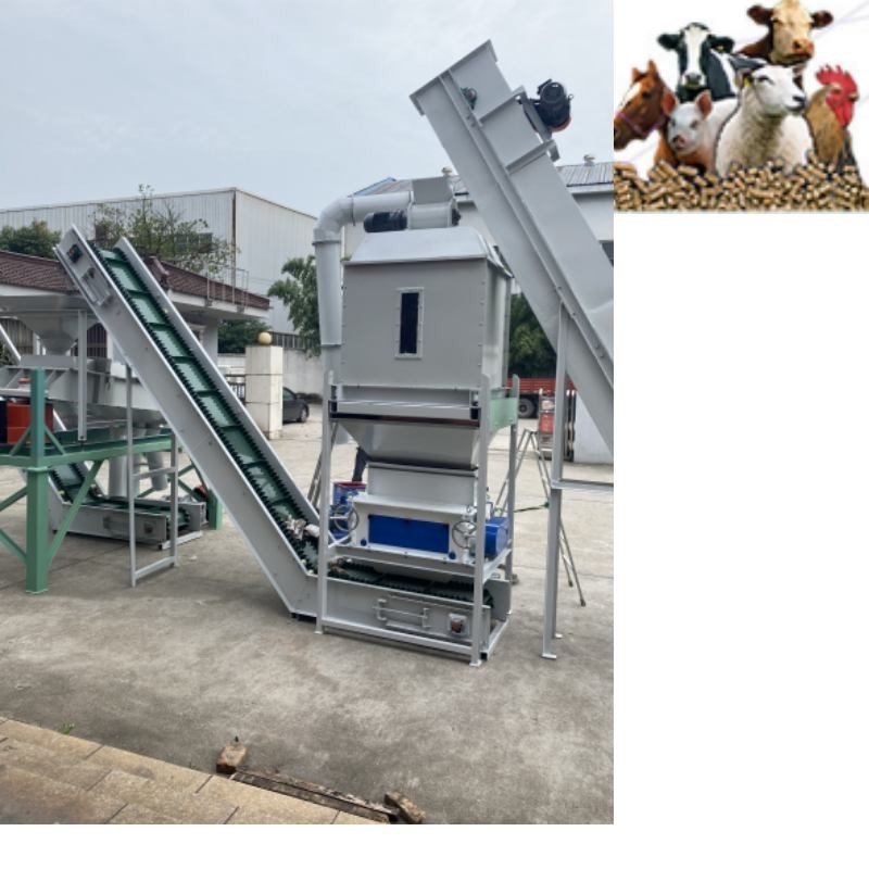Linia do produkcji pelletu paszowego o wydajności 500 kg/h Matryca pierścieniowa Młyn do pelletu paszowego dla drobiu Pasza dla zwierząt