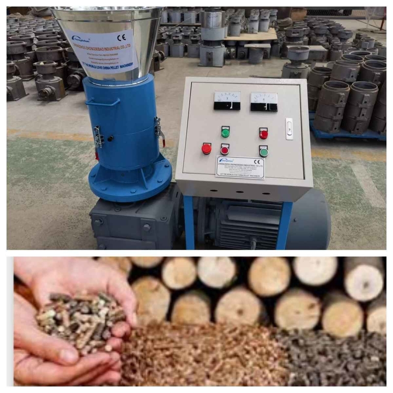 Młyn do pelletu PTO 500-1000 kg / H 10-80 KM Maszyna do produkcji pelletu z biomasy z trocinami z CE