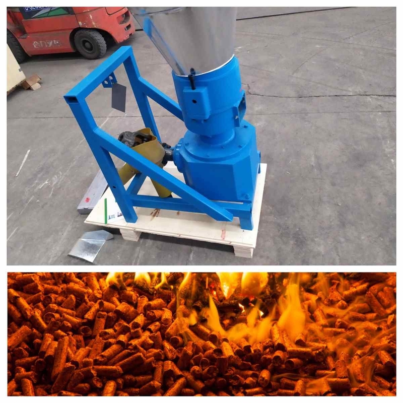 Młyn do pelletu PTO 500-1000 kg / H 10-80 KM Maszyna do produkcji pelletu z biomasy z trocinami z CE