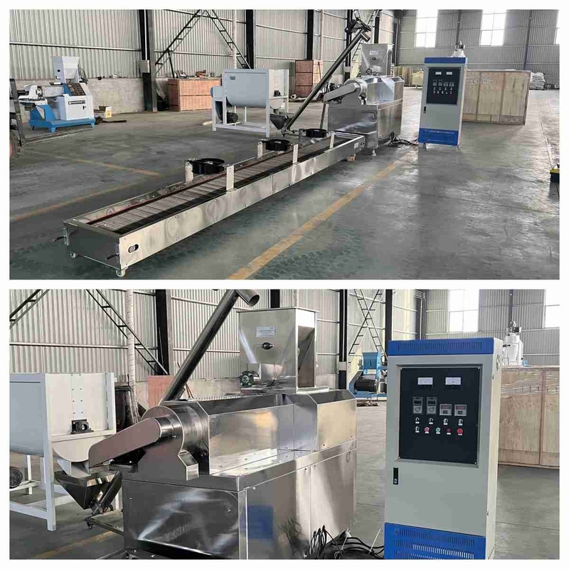 Linia do produkcji mączki dla małych ryb o wydajności 200-300 kg/h Wytłaczarka do ryb dla psów i kotów