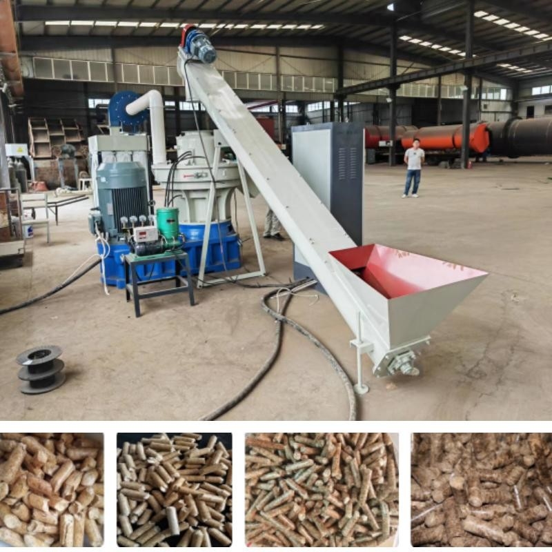 Linia do produkcji pelletu z biomasy CE Maszyna do mielenia pelletu z biomasy z dużego drewna