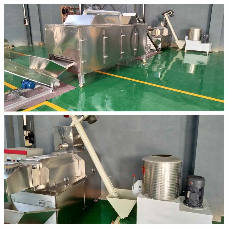 Maszyna do produkcji suchej karmy dla psów i kotów Linia do przetwarzania karmy dla zwierząt domowych o mocy 37–160 kW