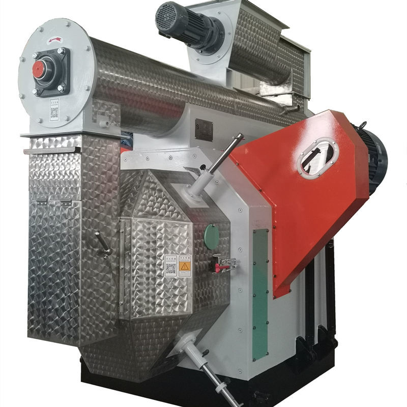 0,8-4t/H Poziomy młyn do pelletu Maszyna do pelletu z pierścieniem paszowym dla zwierząt 55kw