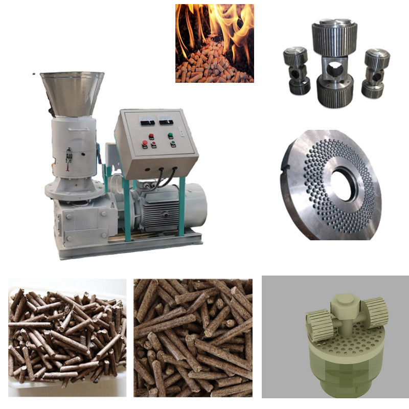 Prasa do pelletu drzewnego 4-12 mm 0,8-4ton / h Automatyczny młyn do pelletu ze smarowaniem