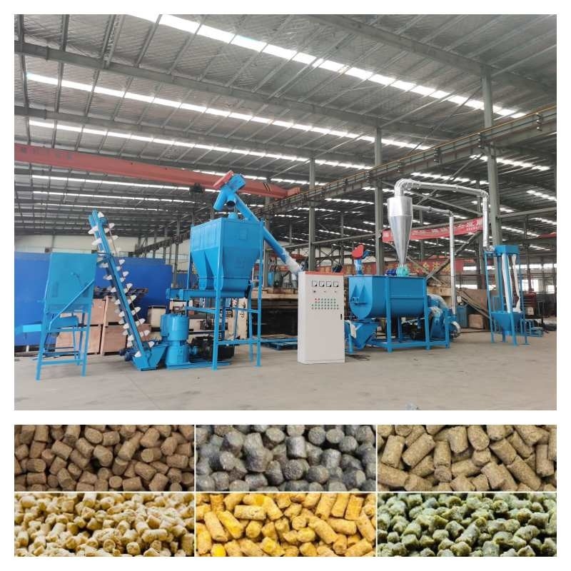 Maszyna do produkcji pelletu drobiowego 500-800 KG / H Linia do produkcji pasz dla zwierząt o mocy 7,5-30 kW