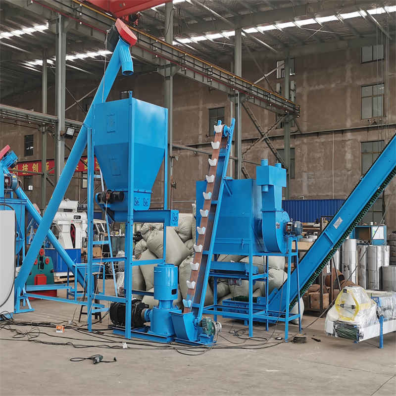 SGS Linia produkcyjna pelletów paszowych Zwierzęta 500-1000 kg/h 17*5*5,5m