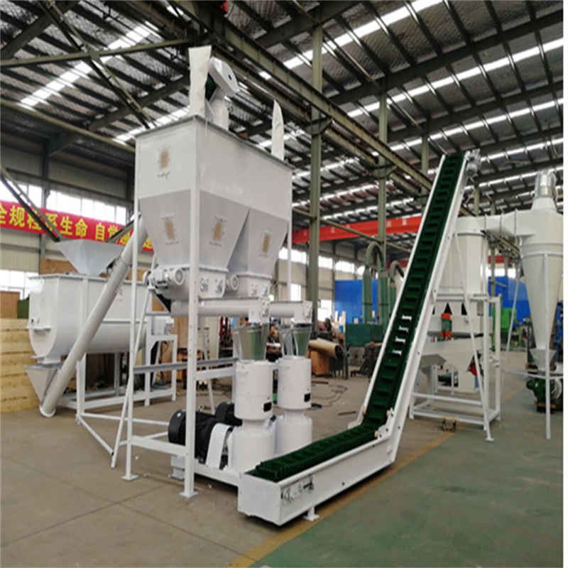 SGS Linia produkcyjna pelletów paszowych Zwierzęta 500-1000 kg/h 17*5*5,5m