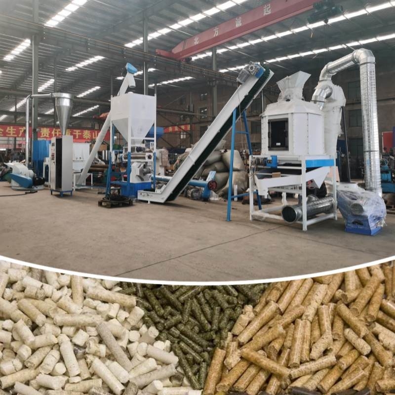 0.5-30 ton/h Linia produkcji peletów paszowych z pierścieniowym młynem do granulowania