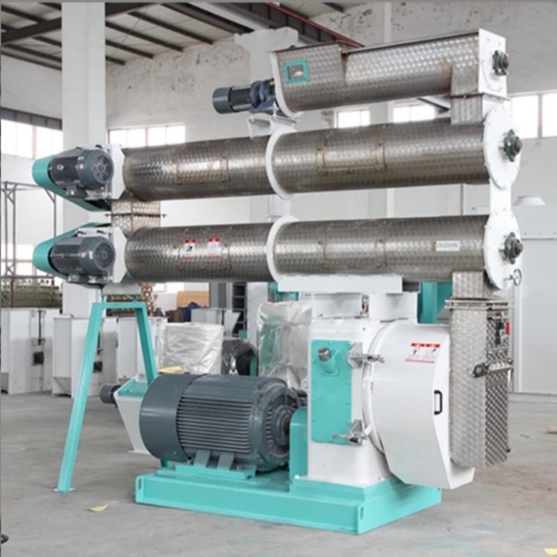 2-4 T/H Ring Die Feed Pellet Mill Z Jednym Kondycjonerem Wytwarzanie Pelletów Pasz Zwierzęcych