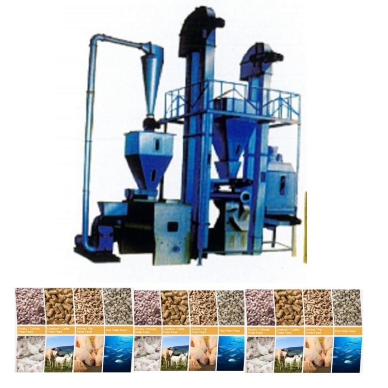 1-12 mm Rozmiar peletu paszowego Linia produkcji pelet paszowych dla zwierząt