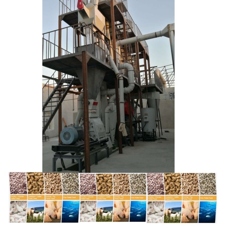 1-12 mm Rozmiar peletu paszowego Linia produkcji pelet paszowych dla zwierząt