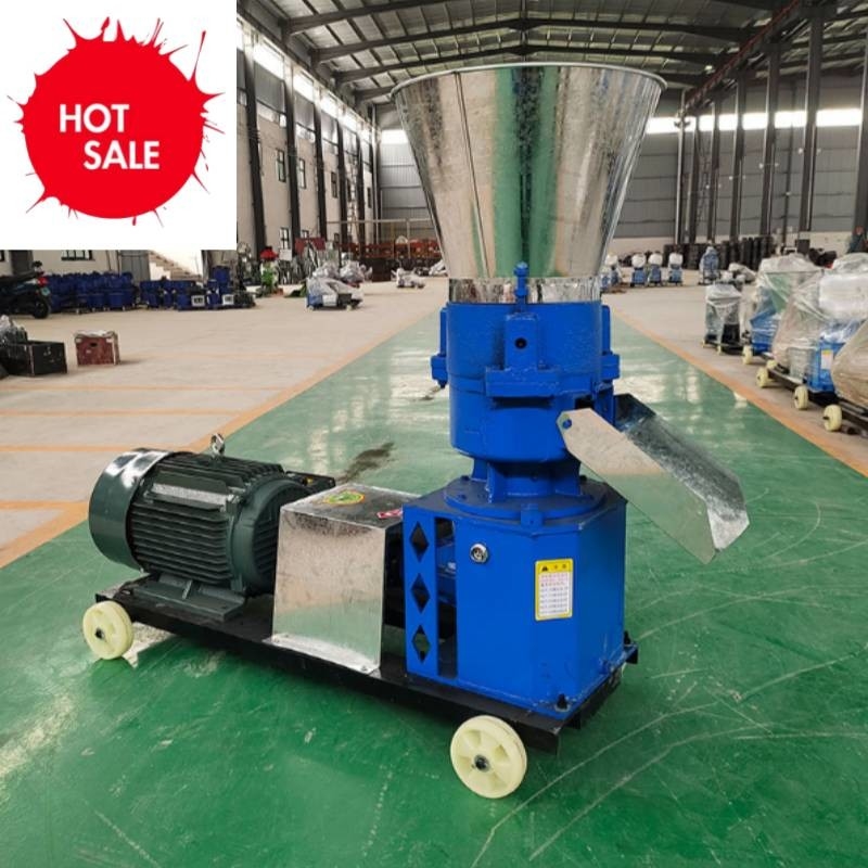 Model 210 Pellet Mill Machine dla 200-300 kg/h pojemności i 3-8 mm średnicy peletu paszowego
