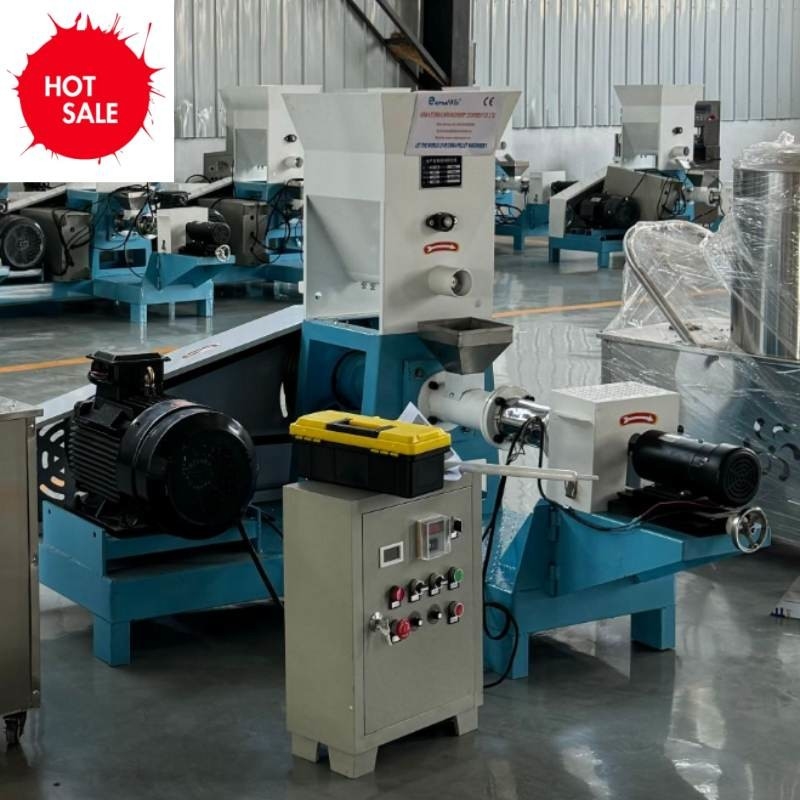 Wysoka wydajność 180-200 kg/h Ekstrudera paszowa dla ryb typu suchego o mocy 18,5 kW