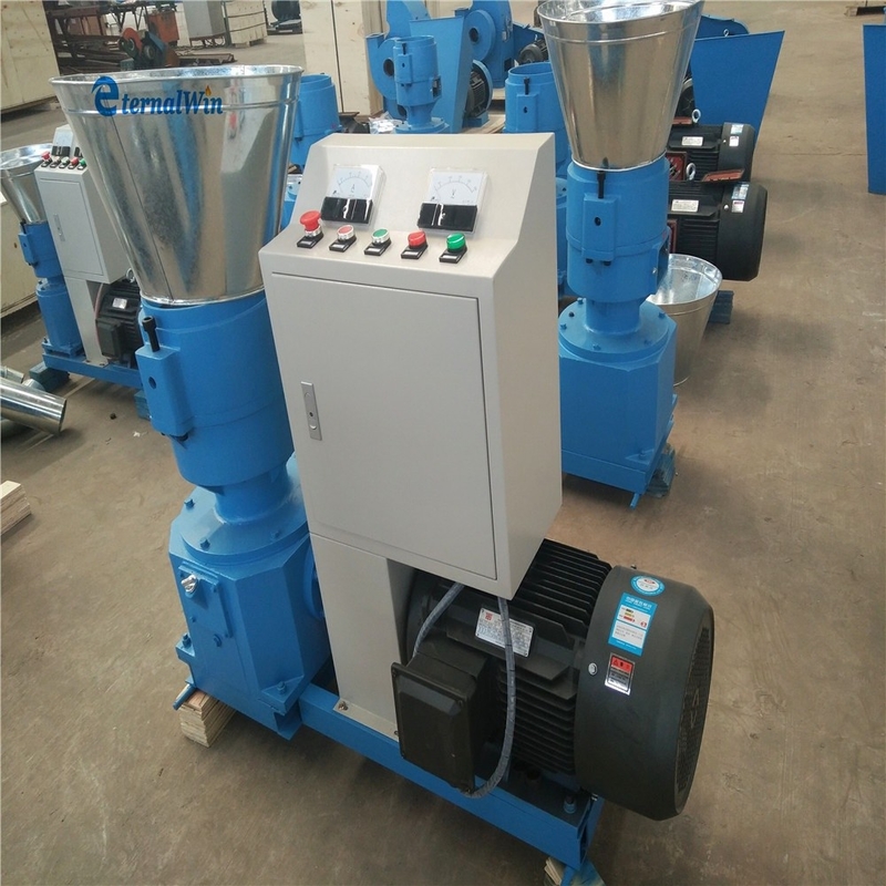 200-300 KG/h Pojemność Maszyna do tłoczenia pelletów żywności Wysoka wydajność Maszyna do przetwarzania paszy dla zwierząt i ptaków 7.5kw Motor