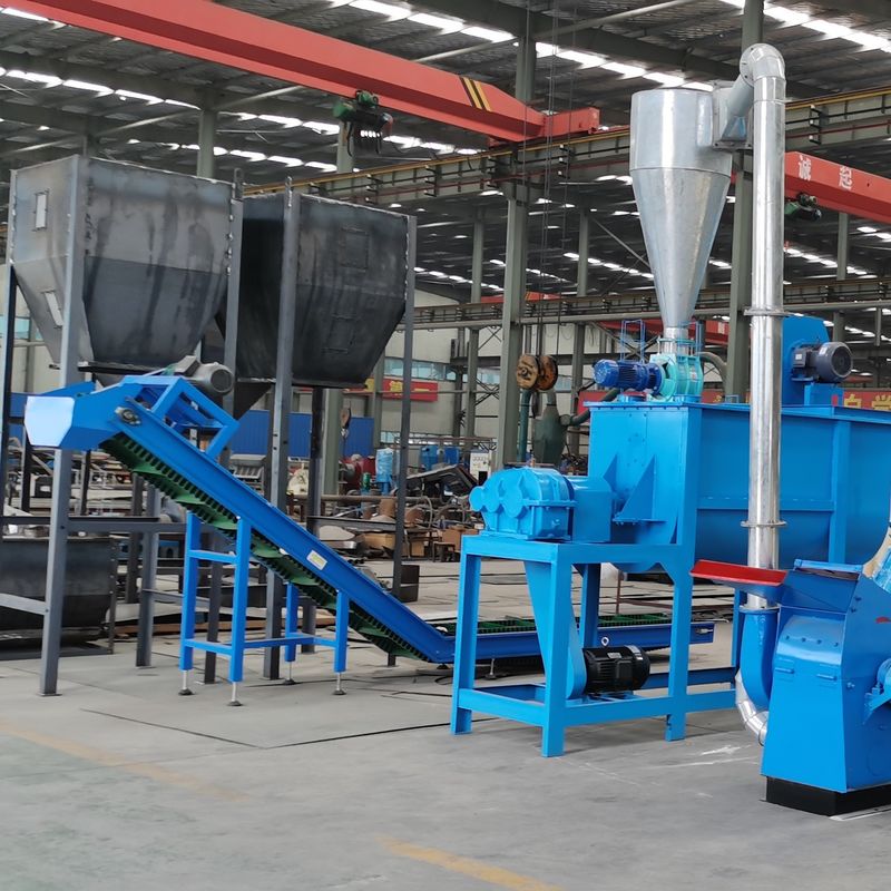 Linia do produkcji pasz dla zwierząt. Konfigurowalna produkcja pasz w postaci peletów. Logo Zhongdebao