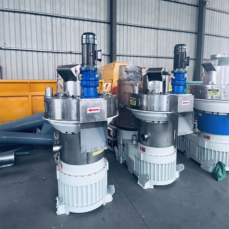 Komercyjna prasa do pelletu drzewnego z matrycą pierścieniową o wydajności 0,5-15 T/H i matrycą ze stali stopowej o wysokiej zawartości chromu dla energooszczędnej linii do produkcji pelletu z biomasy