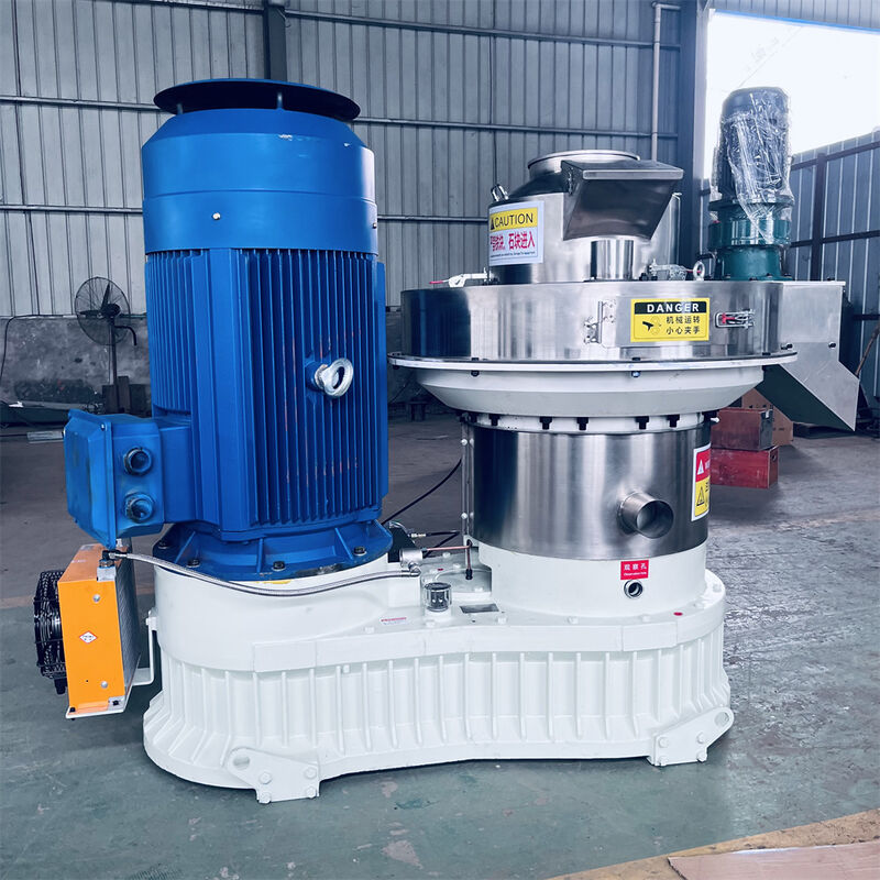 High Efficiency Vertical Ring Die Pellet Mill for Biomass with Vertical Feeding and Energy Saving Design