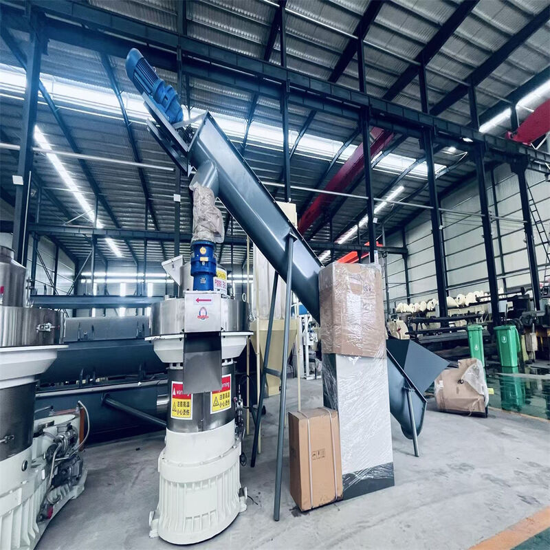 Wysokiej jakości maszyna do płytek z drewna z pierścieniem ze stali stopowej z automatycznym smarowaniem i wydajną przekładnią spiralną