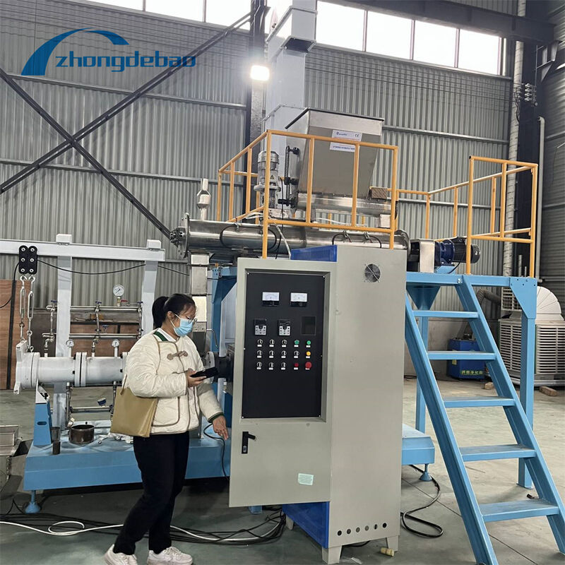 Main Power 37-160kw Floating Fish Feed Machine Industrial Grade Floating Feed Pellet Machine for Fish Farming Facilities