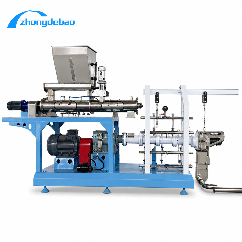 Customized Colour Floating Fish Feed Production Line Featuring Pillow Or Bread Shape Briquette and Main Motor Power 5.5-160kw for Aquaculture Feed