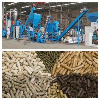 Linia do produkcji pelletu paszowego o wydajności 1000 kg/h. Granulator granulatu paszowego 1-12 mm