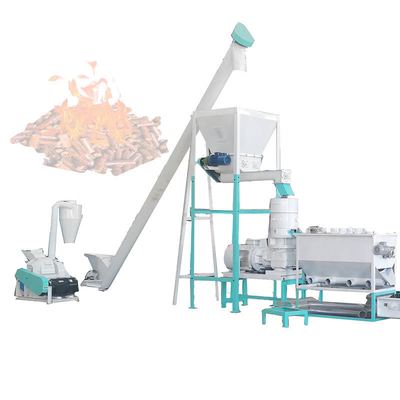 Maszyna do produkcji pelletu drzewnego 500-600 kg / h Instalacja do produkcji pelletu drzewnego z trocin