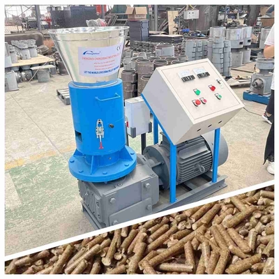 Przemysłowa maszyna do pelletu obracana na rolkach 300 kg / h Maszyna do granulowania biomasy drzewnej o mocy 22 kW