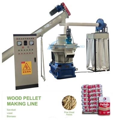 Automatyka Maszyna do mielenia pelletu Zdalne sterowanie Maszyna do produkcji peletek 1-3ton / godz