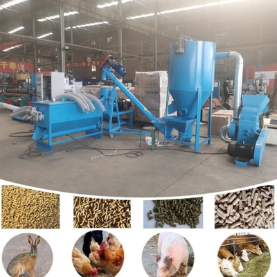 Automatyczna maszyna do produkcji pelletu paszowego 300-800kg/H Maszyna do produkcji granulatu paszy dla kurczaków