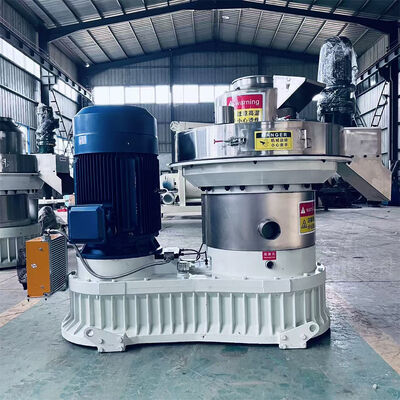 High Efficiency Vertical Ring Die Pellet Mill for Biomass with Vertical Feeding and Energy Saving Design