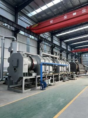 Oszczędność energii Zrównoważony, ciągły piec węglowy z biomasy dla odpadów rolniczych